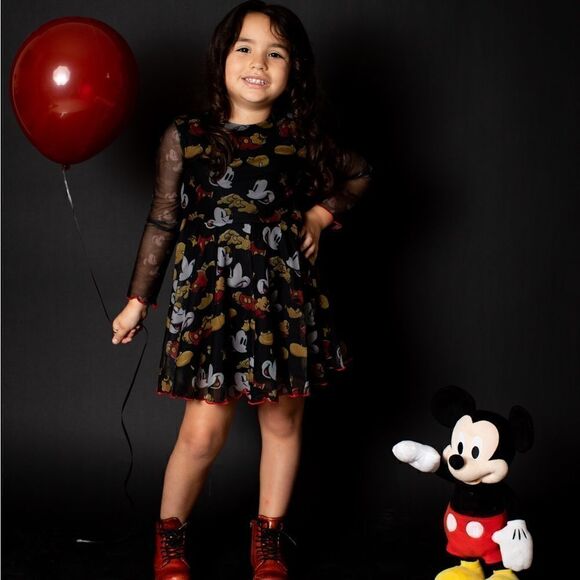 DESIGUAL | Black | TULLE MICKEY MOUSE DRESS - Picture 11 of 12